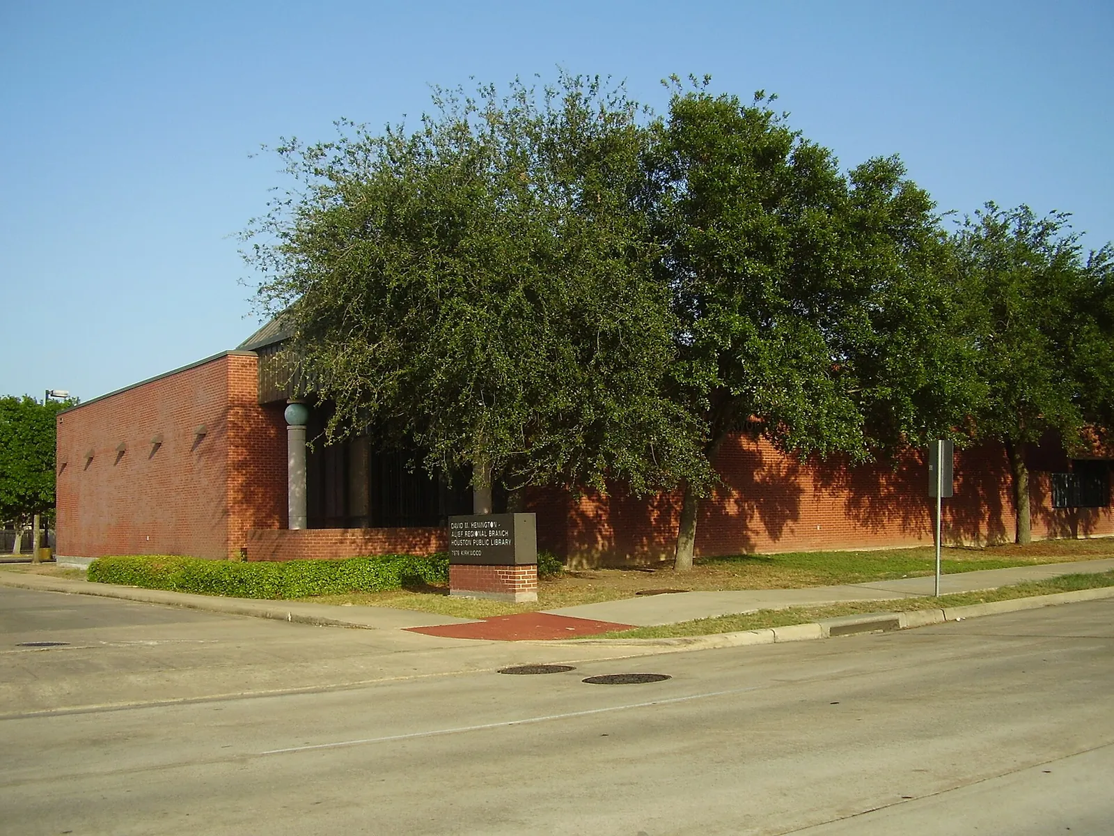 The David M. Henington-Alief Regional Library.