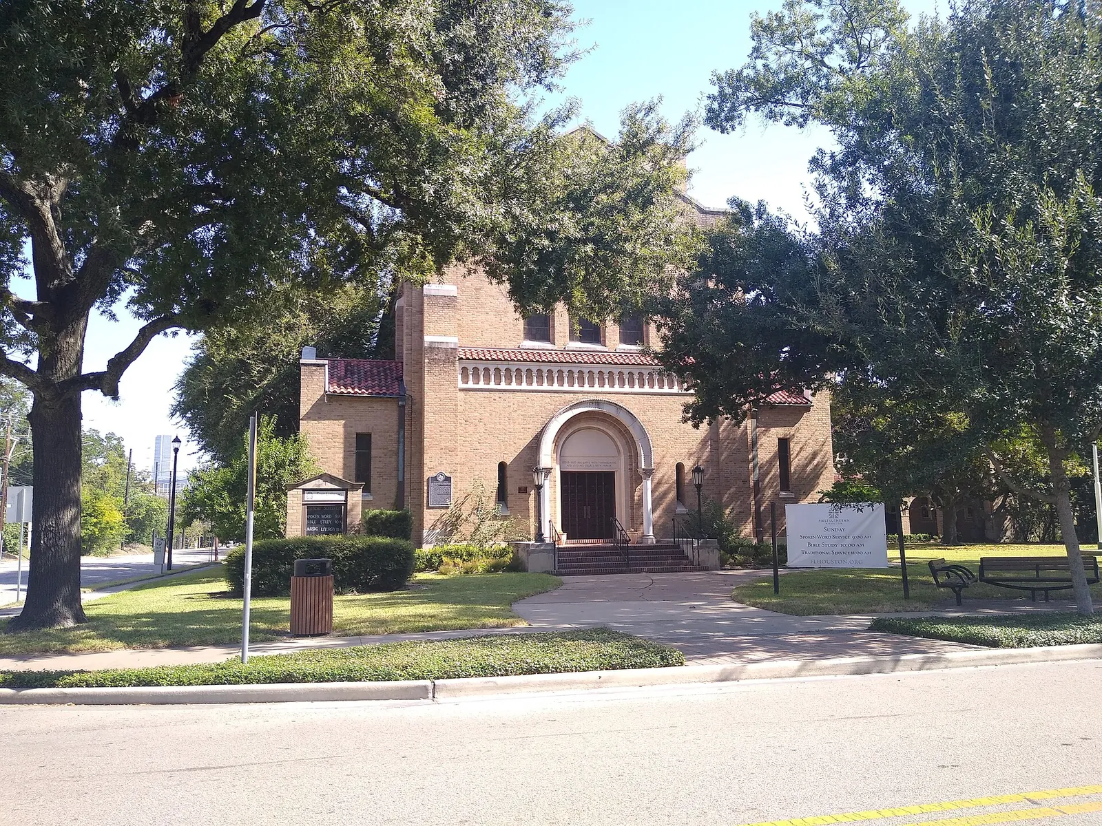 The historic First Evangelical Church in Midtown.