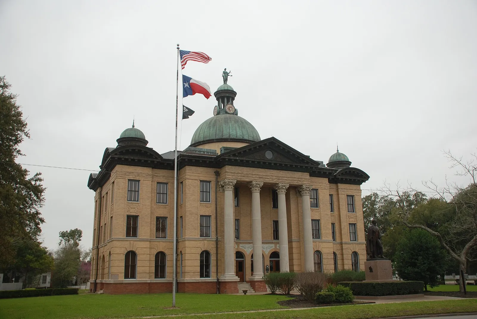 The historic Fort Bend County Courthouse.