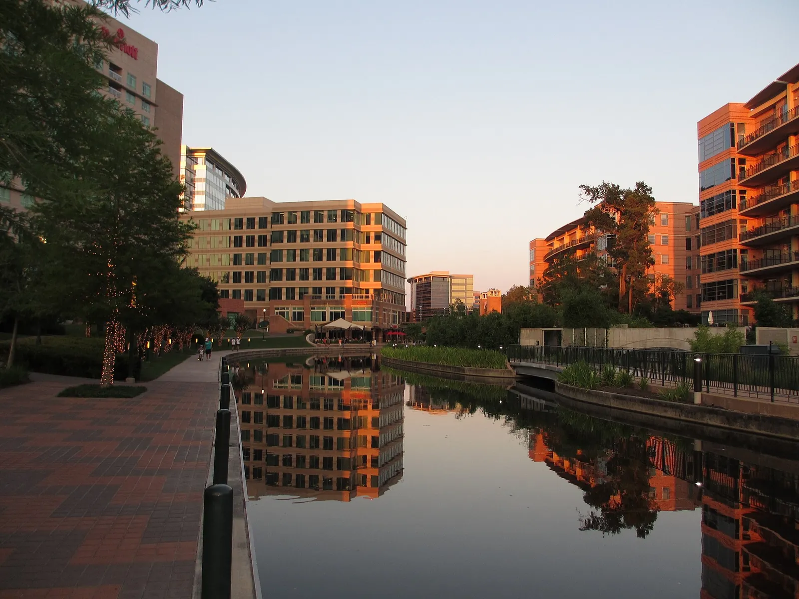 The Woodlands Waterway.